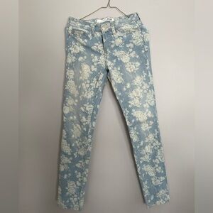 Joe Fresh Blue Floral Women's Skinny Jeans